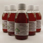 cough syrup front white background